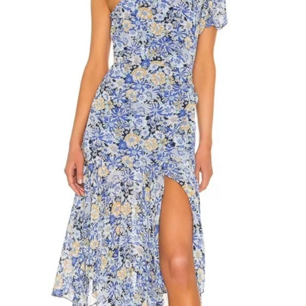 ASTR the label M floral revolve Santorini One-Shoulder Dress
